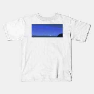 Mount Rainier Off Vashon Island Kids T-Shirt